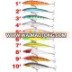 7.5g 10cm 10 colors artificial bait plastic hard minnow fishing lure