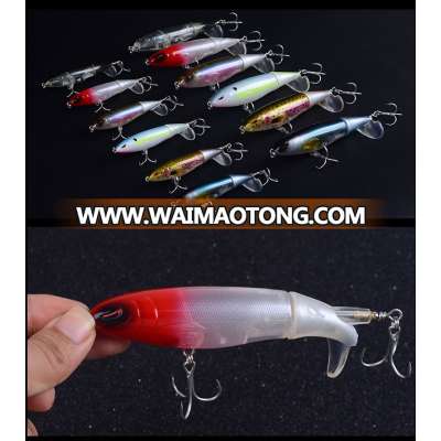 Ilure New 2019 Big Minnow Fishing Lure Hard Bait 13g 39g 90mm 130mm SusPending Swimbait Propeller