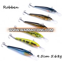 9.5cm 5.68g New Design 2017 Fishing Equipment Hard Lure