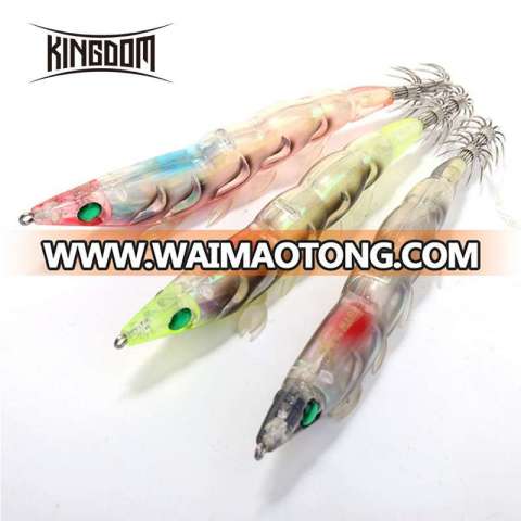 Kingdom new squid fishing lures 108mm 20g plastic lip VMC hook hard bait fishing tackle model 3514